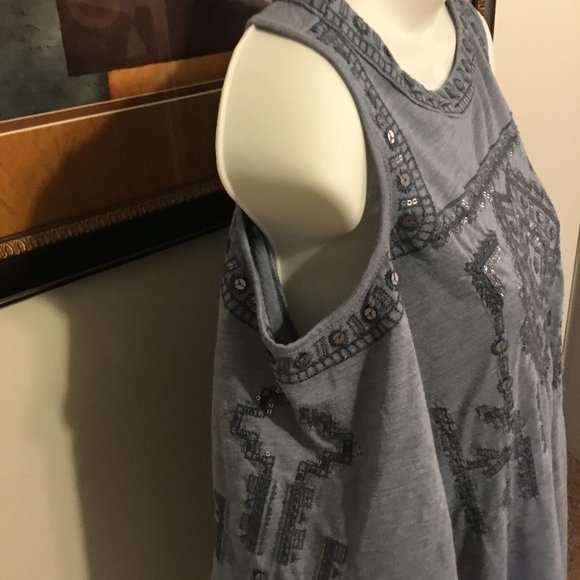 Chico's Boho Medicum Off the Shoulder Top - Picture 2 of 5